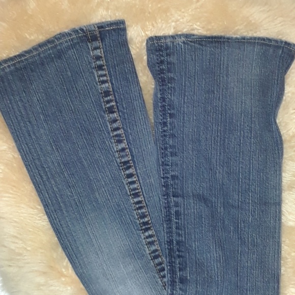 bebe denim Kayla Hand Stitch Distressed Jeans - Picture 5 of 8